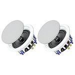 Herdio 6.5 Inch Ceiling Speakers, 320W 2-Way in Ceiling Speakers Perfect for kitchen, bathroom, living room - A Pair