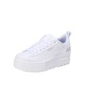 Puma Womens Mayze Wedge WNS White-Ash Gray Sneaker - 3.5 UK (38627311)