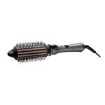 Remington Keratin Protect Heated Hot Hair Brush for Volume, Body, Bounce and Blow-Dry Style Curls (45mm Mixed Bristle Brush, Keratin & Almond Oil Infused Ceramic Barrel, 120°C-180°C) CB65A458