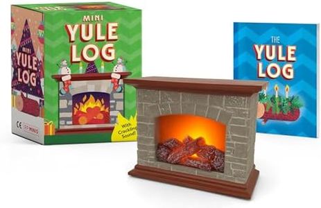 Mini Yule Log: With crackling sound!