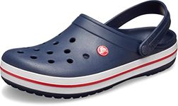 Crocs Unisex Crocband Clogs, Navy, 10 UK Men/ 11 UK Women