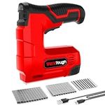 Werktough 4v Cordless Staple Gun/Brad Nailer 2 in 1 Free Staple USB Cable 2000pcs Free Staple and Brad Nails(T53:8mmx1000+6mmx500pcs, T47:10mmx500)