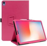 Case for Walmart Onn 8 Inch Tablet Gen 4 (2024 Model) Folio Stand Smart Auto Wake/Sleep PU Leather Protective Case Smart Cover with Hand Strap Kickstand for Onn 8 4th Gen 100135923 (Pink)