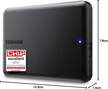 Toshiba 2TB Portable Hard Drive – USB External Storage