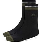 Oakley Men's Essential Socks (3 PCS), Blackout, Large