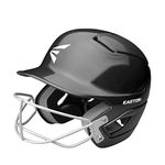 EASTON ALPHA Softball Batting Helmet w/Softball Mask, Large/XLarge, Black