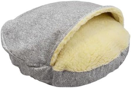 Snoozer Luxury Microsuede Cozy Cave Pet Bed, Show Dog Collection, Extra Large, Palmer Dove