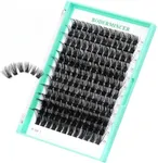 Bodermincer Lash Clusters D Curl Black/Brown/Colored Lashes 10-12-14/12-14-16/16-18-20mm Mixed Lash Clusters Kit For Beginner (M01# 14-25mm Mixed)