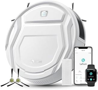 Lefant M210 Robot Vacuum Cleaner, 2200Pa Strong Suction, 7.8cm Thin 28cm DIA, Automatic Self-Charging Small Robotic Vacuum, Wi-Fi/App/Alexa Control, Ideal for Pet Hair Hard Floor and Carpet