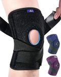 ABYON Plus Size Knee Braces for Knee Pain with Side Stabilizers for Man Women.Relieves Meniscus Tear, ACL, LCL, MCL,Arthritis.Non Slip Adjustable Knee Support for Joint Pain Relief, Injury Recovery