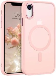 BENTOBEN iPhone XR Case, Magnetic Girly Skin-Friendly Touch Slim Frosted Matte Phone Cases [Compatible with Magsafe] Drop Safe Shockproof Full Body Protective Phone Cover for iPhone XR 6.1 inch, Pink