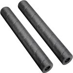 LFUTARI 2 Pack Pipe Insulation Foam Tube - 15.7 Inches Black Foam Pipe Covers - Multi-Purpose Soft Foam Tubing for Outdoor Indoor Swimming Pool Handle Water Pipes