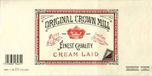 Original Crown Mill DL Classic Line Texture Laid Envelope - Cream (Pack of 25), 13461