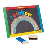 Melissa & Doug Magnetic Chalkboard/Dry-Erase Board Developmental Toy Magnetic Activities 3+ Gift for Boy or Girl