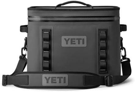 YETI Hopper Flip 18 Large Cool Bag (Charcoal) – ColdCell Insulation & Leakproof Hydrolok Zip – Portable Cooler Bag for Full Days Out – Fits 30 Cans or 12 kg Ice – 3 Year Warranty