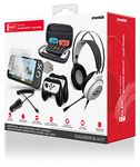 Gamers Kit for Nintendo Switch OLED: Wired Gaming Headset with 50mm Drivers, (2)Screen Protectors, Ergonomic Grip, Switch OLED Travel Case, Joy-Con Grips, and Car Charger