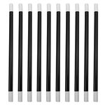 Parliky 20pcs Black Wand Performance Wand Black and White Wand Magician Stick Magician Costume Prop Spell Casting Stick Magician Tool Magician Prop Clothing Performance Props Plastic