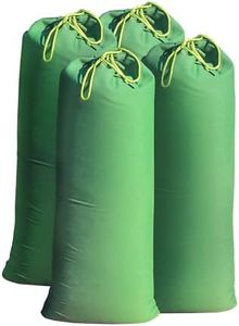 Betus Heavy-Duty Sandbags for Flooding – 28''x12'' Water Barrier Canvas Bags with Tie String, Reusable for Flood Control & Outdoor Weighting, Pack of 4