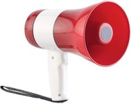 RISHRA MIC 17 400W Handheld Megaphone with Mic | Portable Loudspeaker with Bluetooth,USB, TF Card, Recorder & Music Function | 2400mAh Rechargeable Battery | Megaphone for Events, Rallies & Schools
