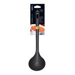 Chef Aid Black Nylon Ladle, BPA Free Kitchen Utensil for use with Non-Stick Cookware in Black Colour,10E02400