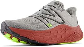 New Balance Men's Fresh Foam X More V4 Running Shoe, Harbor Grey/Brick Red, 15 Wide