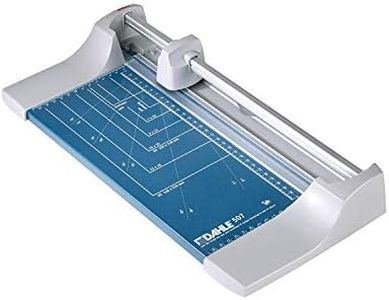 Dahle - Cizalla para papel (46,4 x 21,3 x 7,3 cm, longitud de corte 320 mm, capacidad de corte 0,8 mm, tamaño A4), color azul