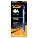 BIC Velocity Bold Ball Pens Retractable, Blue, 1.6mm Bold Point, Dozen Box