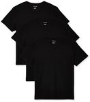 Lacoste Men's Essentials 3 Pack 100% Cotton Slim Fit V-Neck T-Shirts, Black, XX-Large