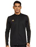 Adidas Men's A-Line Coat (HR7277_Black/REFGOL_M)