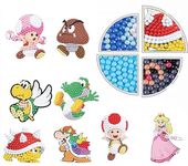 16 Pcs Diamond Painting Kits for Kids, 5D Diamond Painting Stickers Paint with Diamonds DIY Mosaic Sticker Art for Children and Adults.