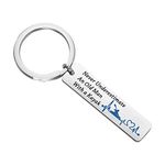 FEELMEM Kayak Lover Gift Never Underestimate An Old Man With a Kayak Keychain Outdoor Adventure Lovers Jewelry Sailor Gift (Never Underestimate-ky)