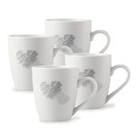 Lewis's 4 Pack Mail Box Heart Coffee Mugs/Mugs Set of 4 / Crockery Sets/Pro-Grade Porcelain