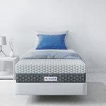 Sleepwell Dual PRO Profiled Foam Reversible 8-inch Single Bed Size, Gentle and Firm, Triple Layered Anti Sag Foam Mattress (Grey, 78x36x8)