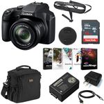 Panasonic Lumix DC-FZ80 4K Digital Camera, 18.1 Megapixel, 60x Zoom 20-1200mm Lens Bundle with Bag, 32GB SD Card, Corel PC Photo Editing Software Kit