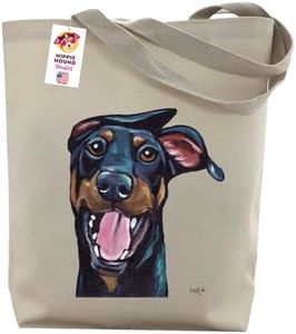 Doberman Tote Bag - Doberman Gift - Doberman Lover Gifts - Doberman Christmas Gift - Gifts for Mom - Gift for Her - Gift for Girlfriend -