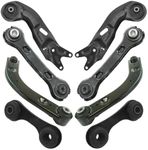 Rear Suspension Kit Control Arm Control Arm Toe Link Sway Bar Stabilizer Link Trailing Arm Compatible with 2004-2012 Chevrolet Malibu 2005-2010 Pontiac G6 2007-2009 Saturn Aura