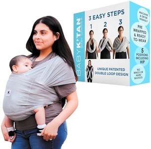 Original Baby K'tan Baby Carrier: #1 Easy Pre-Wrapped, Soft, Slip-On, No Rings, No Buckles | 5 in 1 Baby Sling Gift | The Best Hands Free Infant Wrap For Newborn to Toddler up to 35lb (See Size Chart)