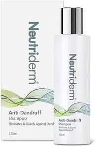 Neutriderm Anti Dandruff Shampoo, Fast-Acting, Dry Scalp Shampoo, Long-Lasting Relief, Dandruff Control Treatment for Itching, Flaking and Redness, Hydrating Scalp Treatment, 120ml (4.05 fl oz)