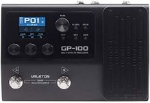 Valeton GP-100 - Multi-effects processor with expression pedal, 140 built-in effects, looper, amp modeling, battery support, third-party IR OTG for live streaming