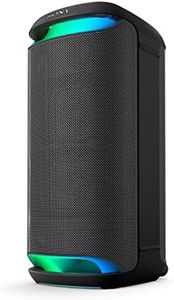 Sony SRS-XV800 - Altoparlante wireless per feste con potente audio a 360° e MEGA BASS - 25 ore di durata della batteria, portatile, per interni ed esterni, illuminazione, karaoke - nero