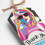 Minecraft Theme Thank You Cards & Return Gift Tags - 30Pcs, 2x3.5, 250 GSM Cardstock (Taylor Swift)