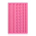 Pearl Fondant Mold, Beasea Fondant Impression Mats Lace Silicone Mold for Cake Decorating Sugarcraft Baking Mould Cookie Pastry Pies Cake Toppers