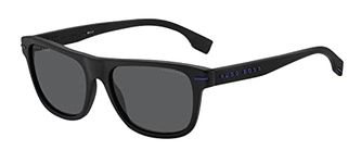 BOSS 1322/s Sunglasses, 0VK/M9 MTBLK Blue, One Size