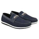 IMCOLUS Casual Mesh Material Slip-on Loafers Shoes for Men | Blue Color | Size - 8