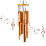 Rdutuok 32" Bamboo Wind Chimes Memorial Gifts for mom Handcrafted Wooden Wind Chimes with Melody Deep Tone for Ourdoor & Indoor,Garden, Yark,Patio and Home Déco