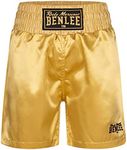 BENLEE Rocky Marciano Men's Plain Boxing Trousers, Gold, XL Kurz