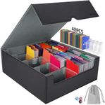 AFIING 4-Row Card Storage Box for T