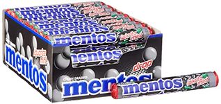 Mentos Licorice Mint Chewy Dragees 1.32-Ounce Rolls (Pack of 40)