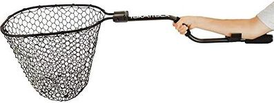 YakAttack Kayak Folding Leverage Landing Net, 12" x 20" Hoop with Foam Extension