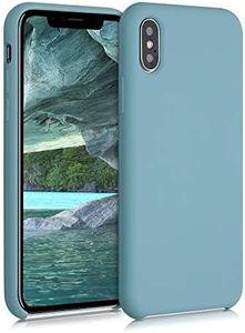 kwmobile Case Compatible with Apple iPhone X Case - TPU Silicone Phone Cover with Soft Finish - Antique Stone